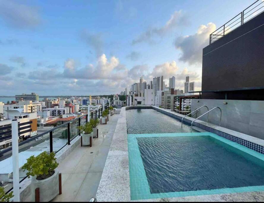 Lindo Apt Com Frente Para O Mar 3 Andar Cabo Branco Joao Pessoa Bagian luar foto